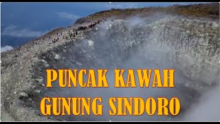 Download lagu SUASANA PUNCAK GUNUNG SINDORO | KAWAH GUNUNG SINDORO #sindoro #sindoroviakledung #fyp mp3