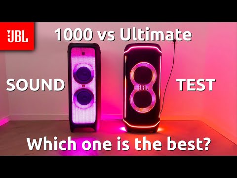 JBL Partybox 1000 vs Ultimate Sound comparison