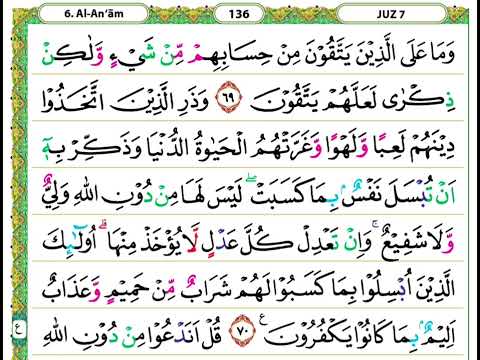 Tahsin & Tajwid Q.S. Al – An’am Ayat 69 – 70