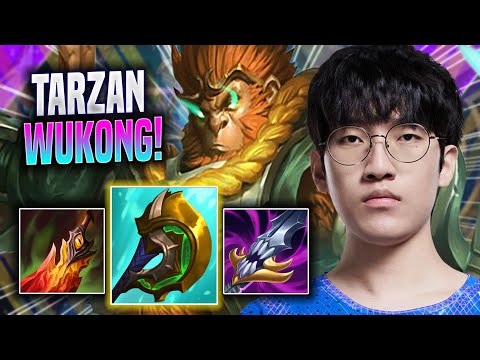 TARZAN DESTROYING WITH WUKONG! - LNG Tarzan Plays Wukong JUNGLE vs Poppy! | Season 2022