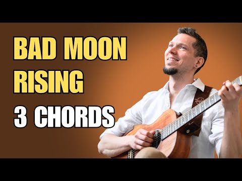 How to Sing AND Play “Bad Moon Rising” on guitar (Beginner Tutorial)