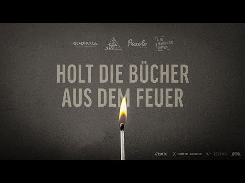 Holt die Bücher aus dem Feuer (360° 8K)