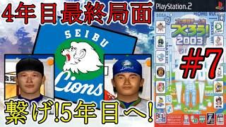 【最終章】#7 4年目最終順位争い!! そして5年目へ希望を繋ぐ強力な新戦力たち!!!【やきゅつく2003】