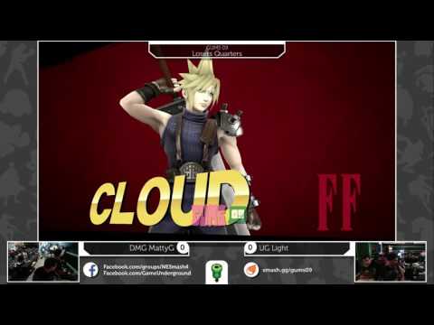 GUMS09 Singles (Loser's Quarters) - DMG MattyG (Cloud) vs UG Light (Fox)