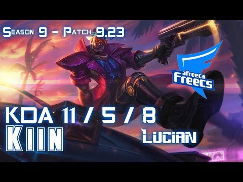 AFs Kiin LUCIAN vs CAMILLE Top - Patch 9.23 KR Ranked