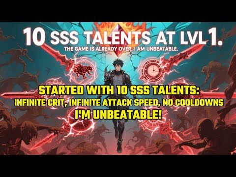 10 SSS TALENTS AT LVL 1: INFINITE Crit, INFINITE Attack Speed, NO COOLDOWNS! I'm UNBEATABLE!