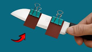 Millions of People Don't Know How to Sharpen a Knife Easily With This DIY Tool!