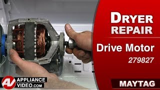 Maytag Dryer Intermittently Stops — Drive Motor Repair and Diagnostic
