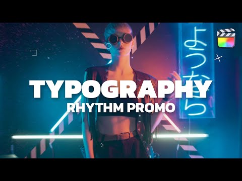 Typography Rhythm Promo | Final Cut Pro & Apple Motion Template | Tutorial