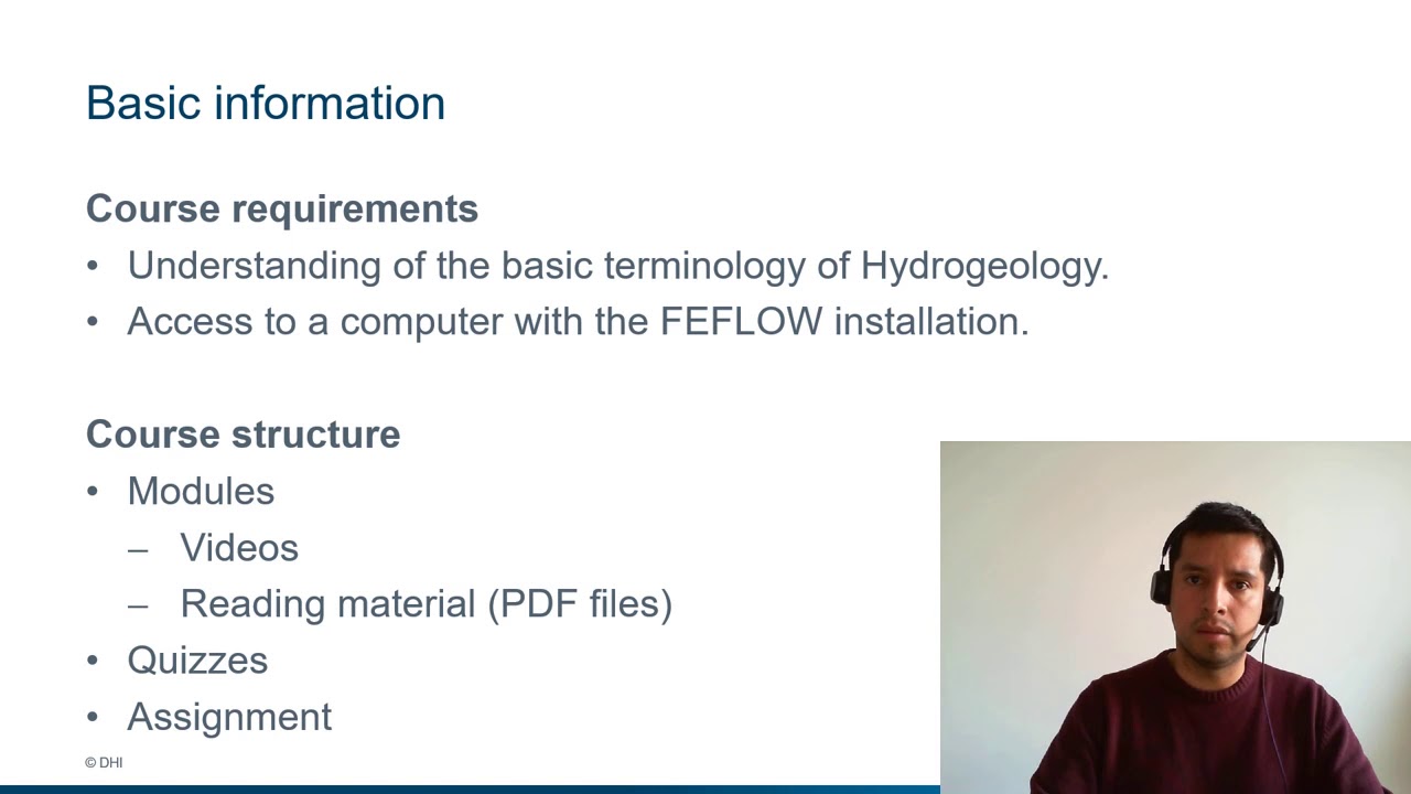 FEFLOW | Getting started with groundwater modelling (module 1): Basic information