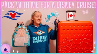 Pack With Me! Canada & Alaska Holiday On The Disney Cruise Line Wonder Ship September 2025 Travel