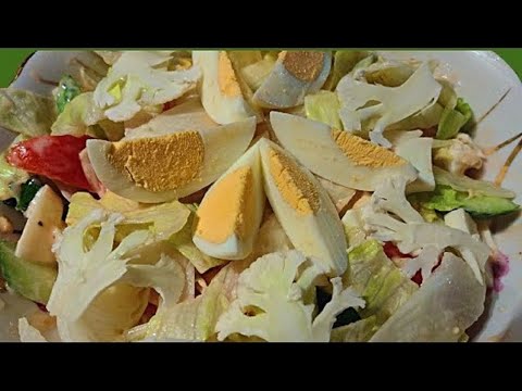 Вкусный и полезный салат с капустой айсберг