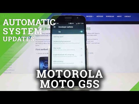 How to Enable Automatic System Updates in MOTOROLA Moto G5S – Allow Newest System Versions