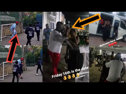 Emoney Spotted Playing Ball With Kids || Obi Cubana & Family Throw Reunion Party Mothers Burial
