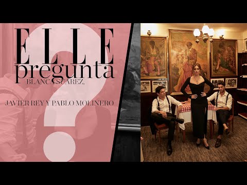 Blanca Suárez, Javier Rey and Pablo Molinero answer Elle's questions | Elle Spain