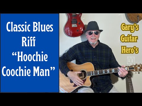 Hoochie Coochie Man Riff - Simplified Acoustic Guitar Lesson