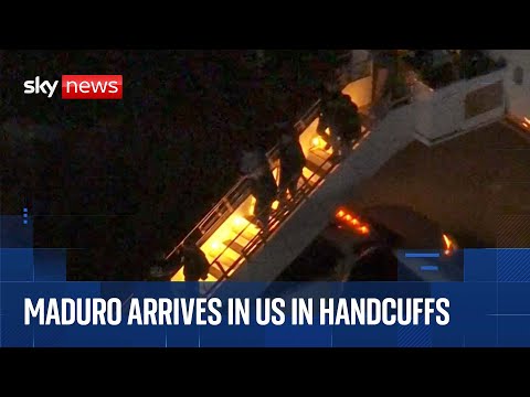 Maduro lands in New York after being 'captured' by the US