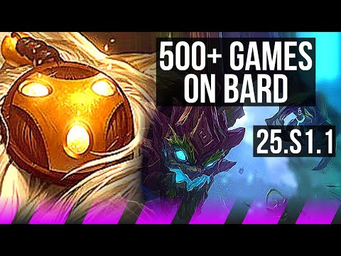 BARD & Hwei vs MAOKAI & Miss Fortune (SUP) | 500+ games | NA Challenger | 25.S1.1