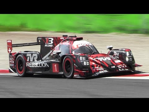 2018 Rebellion Oreca R-13 LMP1 Pure Sound on Track - Accelerations & Fly Bys!