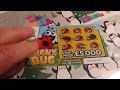 Wow Scratchcards NEW LUCKY BUG NEW MATCH 3 Triple MONOPOLY LUCKY 7 S Triple