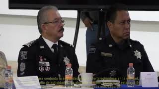 SE LLEVÓ A CABO LA MESA DE COORDINACIÓN POR LA PAZ Y LA SEGURIDAD EN DONDE PARTICIPARON LOS ALCALDES