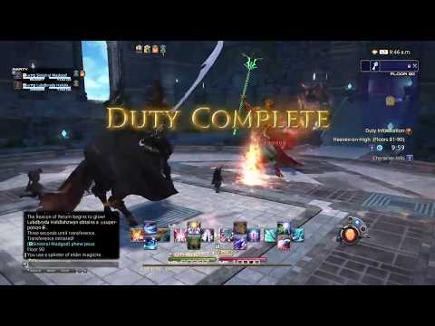 FFXIV - Heaven on High 90 Boss Odin'd