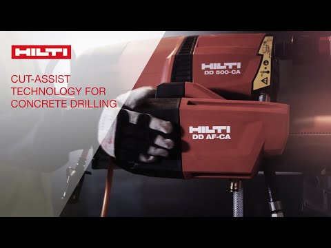 OVERVIEW of Hilti's cut-assist technology -- single person concrete coring