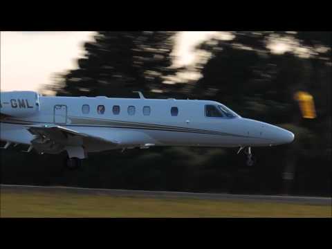 Cessna Citation CJ4 Landing