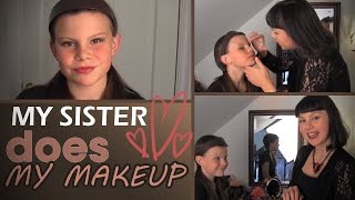 My Sister Does my Makeup; Party Style!