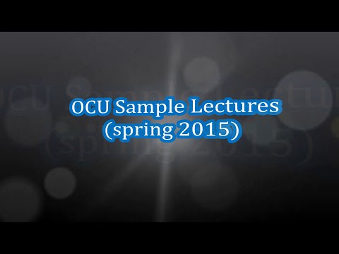 OCU　Sample Lectures(Spring 2015)
