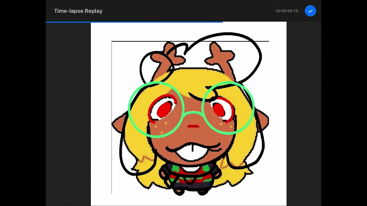 I drew Ralsei as a Noelleing