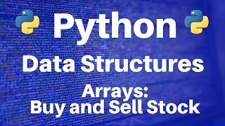 Arrays in Python: Buy and Sell Stock