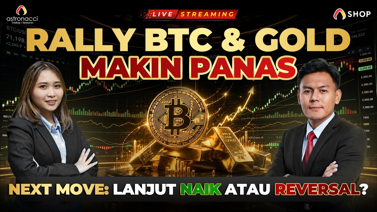 Rally BTC & Gold Makin Panas! Setelah Naik Kencang, Market Masih Bisa Lanjut?