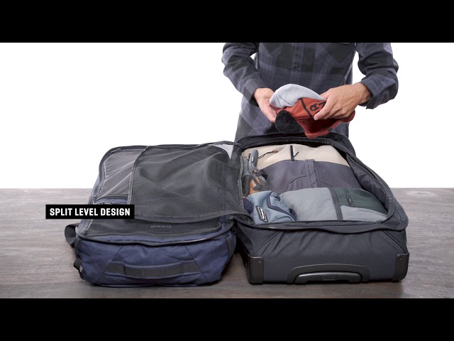 Video Teaser für Dakine Split Roller Reisetrolley / Koffer - Top ausgestattet auf Reisen