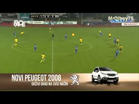Litvanija - Bosna i Hercegovina = Kvalifikaciona Utakmica za SP 2014 = (15.10.13) ,,Cjeli Snimak,,