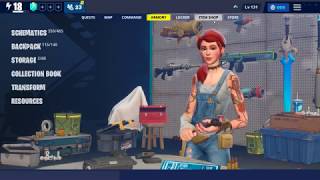How to Unlock Locked Weapons and Skins(Fortnite Save The World)