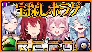 【R.E.P.O.】EN×JPで協力ホラゲ！バケモノから逃げつつお宝探し👻【にじさんじ/アンジュ視点/竜胆尊/ロゼミ ラブロック/エリーラ ペンドラ】
