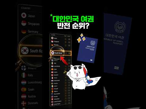 대한민국 여권 자유도 순위: 예상치 못한 반전