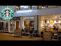 Best Starbucks Ambience with Snow and Relaxing Jazz Music for Study, Work, Relax