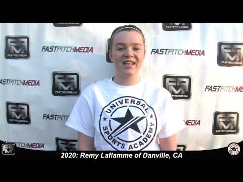 2020 Remy Laflamme Lefty Hitter, Outfield Softball Skills Video - Universal Fastpitch