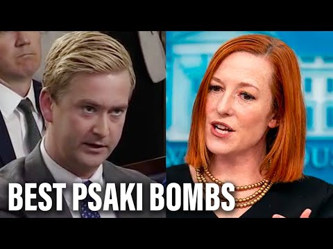 Here's A Supercut Of Jen Psaki's Best Responses To Fox News's Peter Doocy During Her Time As White House Press Secretary