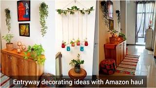 Given A New Look To My Rooms Entryway😍 2023 || Entryway Decoration Ideas With Amazon Haul