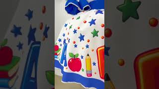 Vídeo de Vestido Infantil Formatura ABC Aquarela Azul Royal