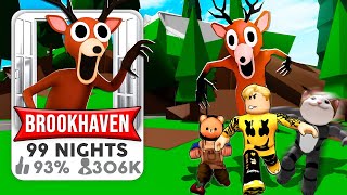 فيلم روبلوكس : بنيت اكبر قاعدة محصنة في ماب البيوت نسخة 999 ليلة في الغابة ..! قصتى مع النصب????