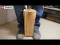 Feuerholz Lampe - LED Stehlampe im individuellen Stil