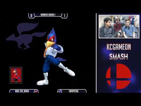 KCGameOn SSBM - Non the Ninja (Falco, Marth) Vs. Unspecial (Falco) Winner Round 1