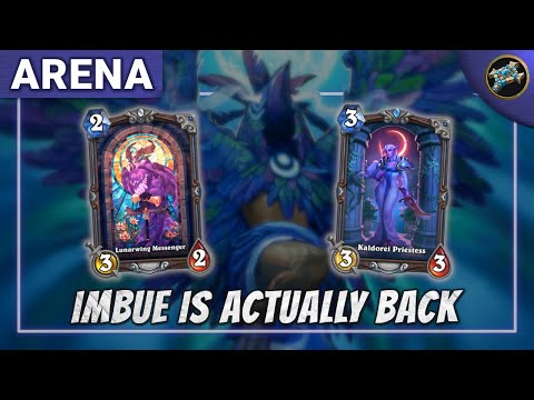 Imbue Is Back In Arena | 12 Win Priest Hearthstone Arena Underground