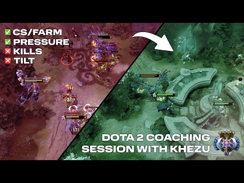 Road to Immortal: 14k MMR Khezu coaching Ancient Offlane Player - Episode 1