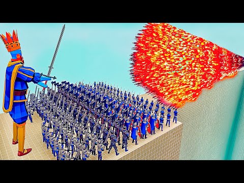 100x MEDIEVAL ARMY vs EVERY GOD - Totally Accurate Battle Simulator TABS