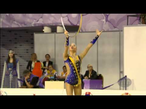 BEZZOUBENKO Patricia (CAN) - 2014 Rhythmic Worlds, Izmir (TUR) - Qualifications Hoop
